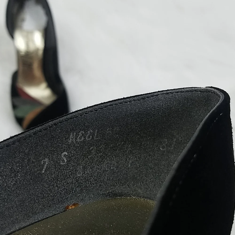 Autumn leaves suede kitten heels - Picture 8 of 8